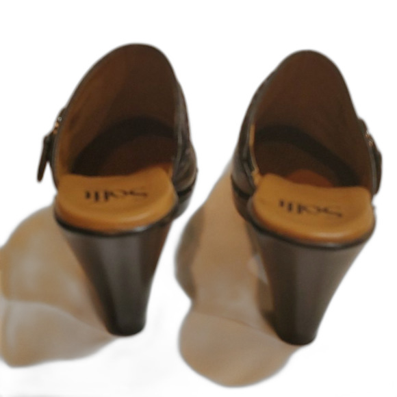 NWOT Söfft Leather Clogs Size 7 ½ - Picture 4 of 7